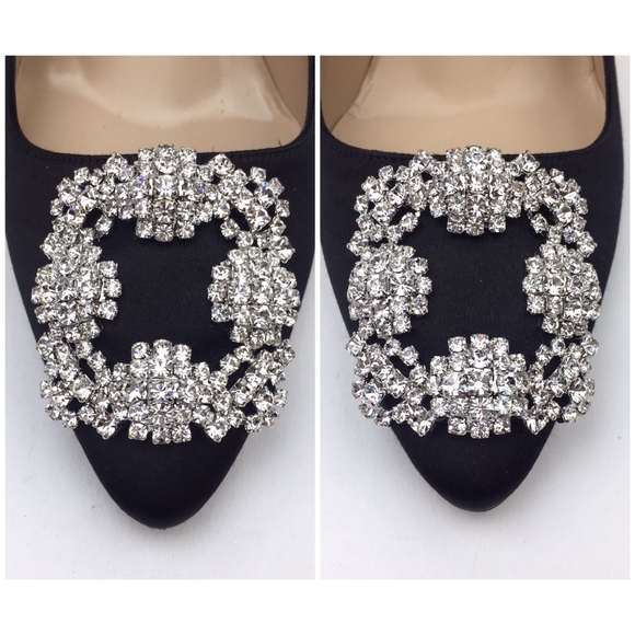 MANOLO BLAHNIK Hangisi Pointed Toe Pump sz 7 - Picture 10 of 13